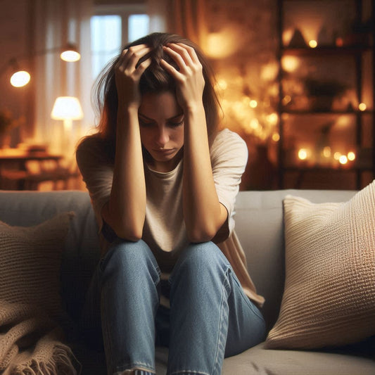CBD oil pictured with an article about migraine research