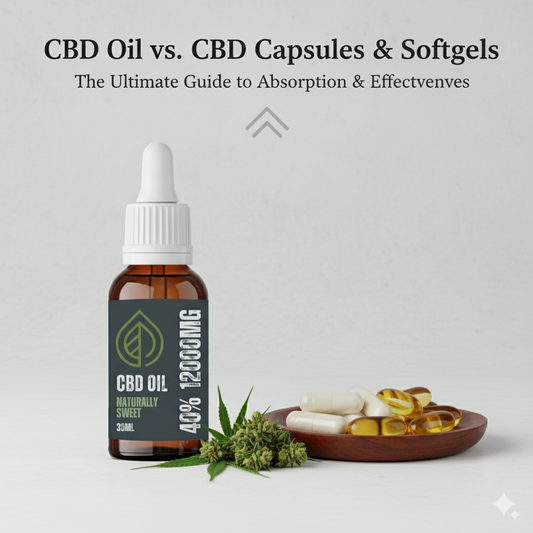 CBD Oil vs. CBD Capsules & Softgels: The Ultimate Guide to Absorption & Effectiveness