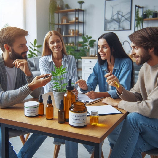 eople carefully choosing high-quality, lab-tested CBD oil in the UK.