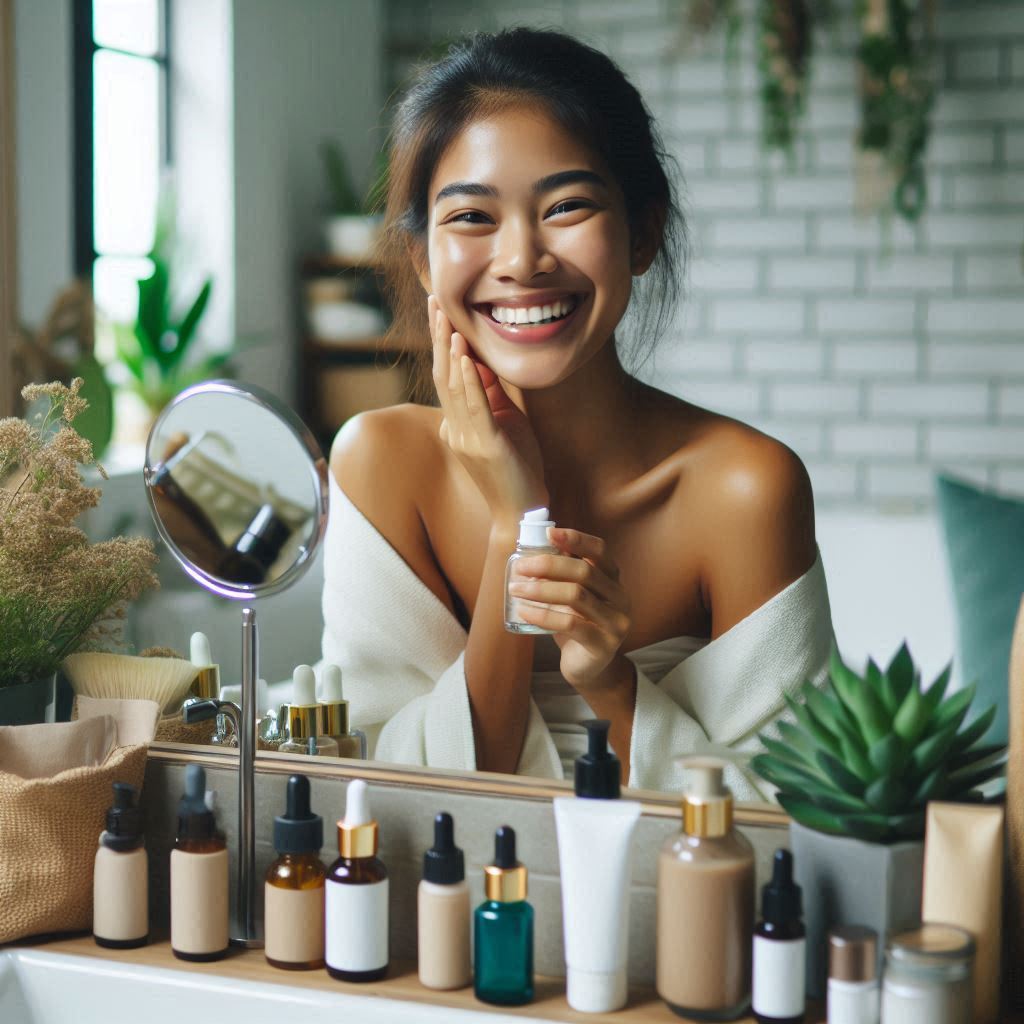 CBD skincare image accompanying Valley CBD's guide to CBD and skin research