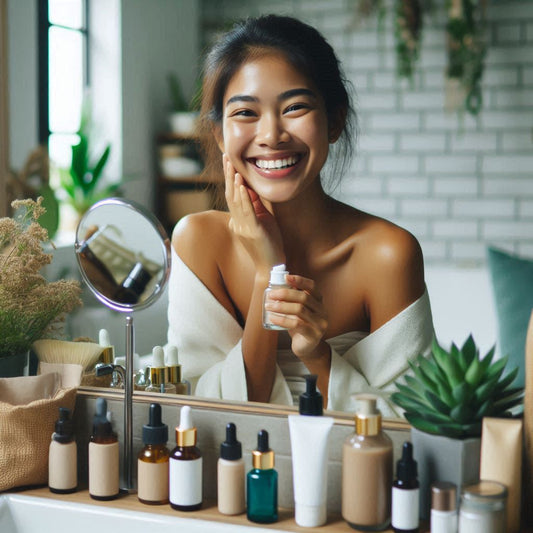CBD skincare image accompanying Valley CBD's guide to CBD and skin research