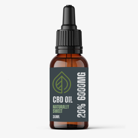 20% 6000MG CBD Oil. Broad Spectrum. Blended In MCT. 30ml.