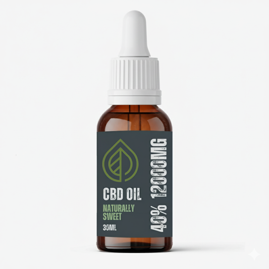 40% High Strength CBD Oil 12000mg - Best Tasting CBD Oil UK