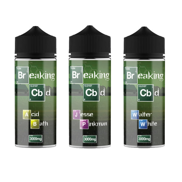 Breaking CBD 3000mg CBD E-Liquid 120ml (50VG/50PG)