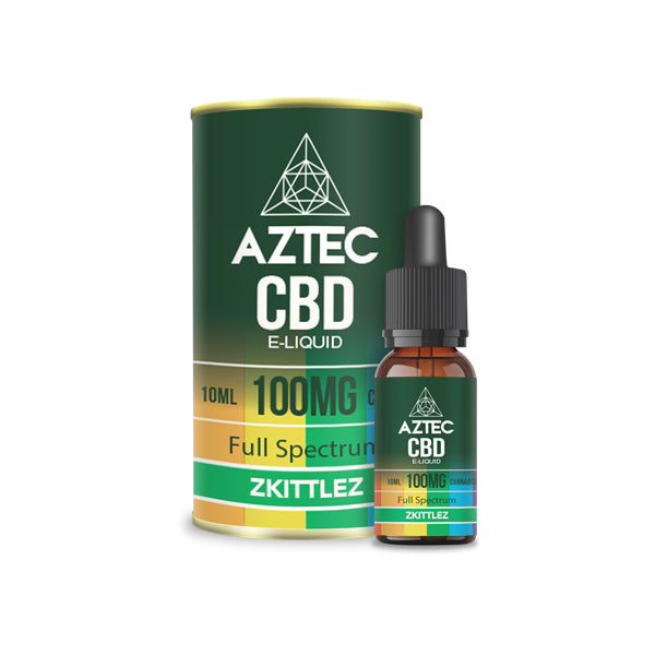 Aztec CBD 100mg CBD Vaping Liquid 10ml (50PG/50VG)