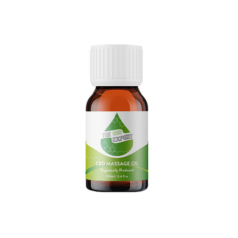 The CBD Expert 500mg CBD Massage Oil - 100ml