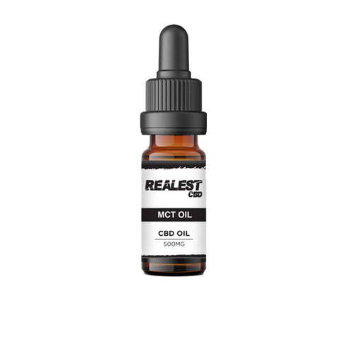 Realest CBD 500mg Broad Spectrum CBD 10ml MCT Oil (BUY 1 GET 1 FREE)