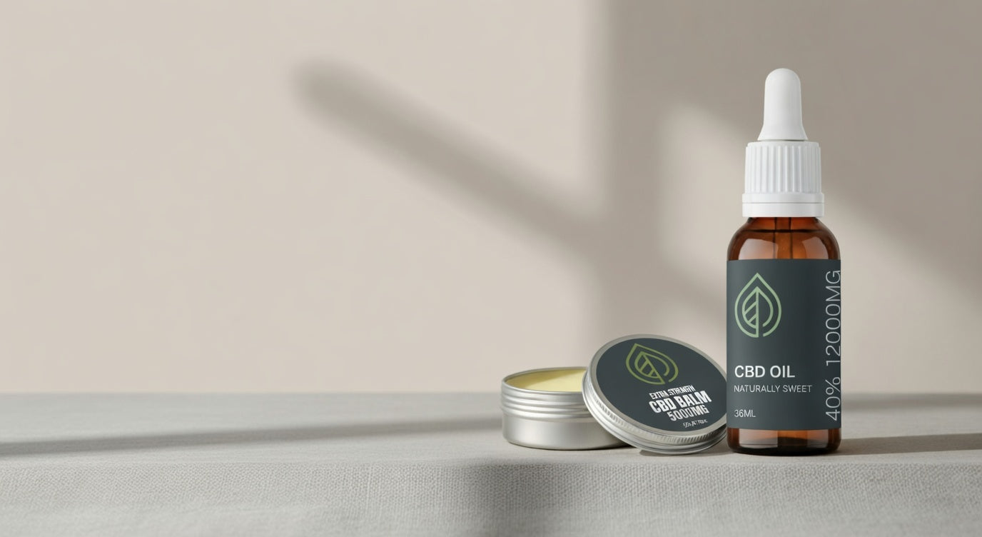 HIGH STRENGH CBD OIL AND BALM